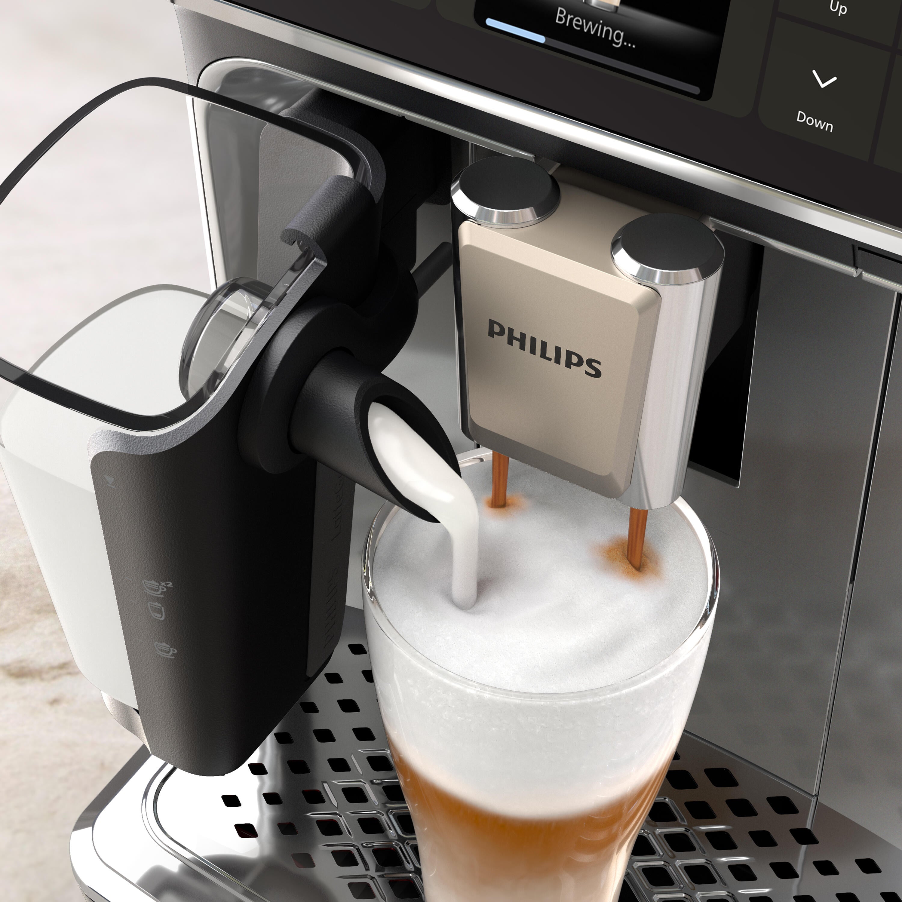 Philips Espresso Machine with LatteGo.
