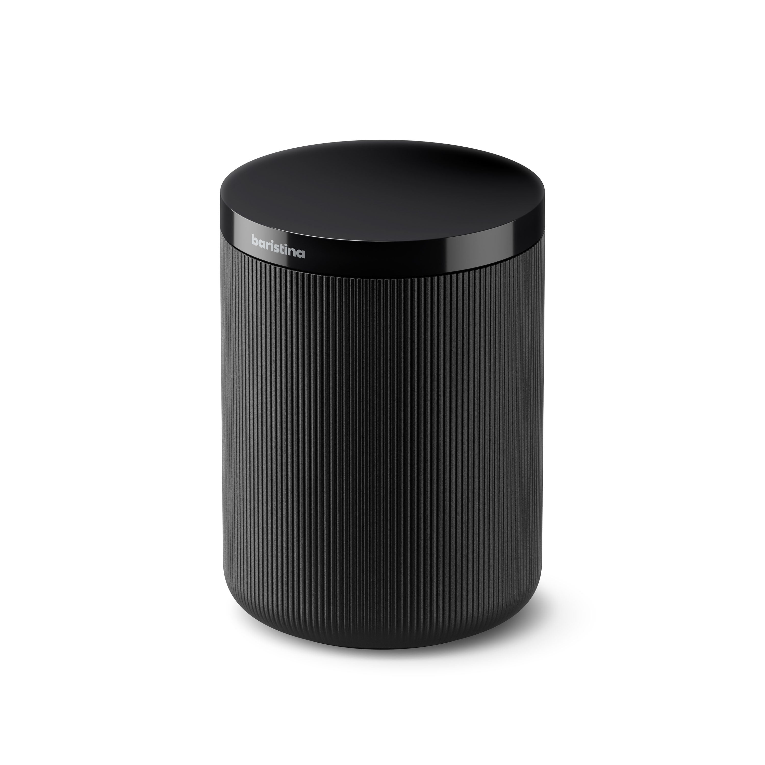 Baristina Grounds Bin, black