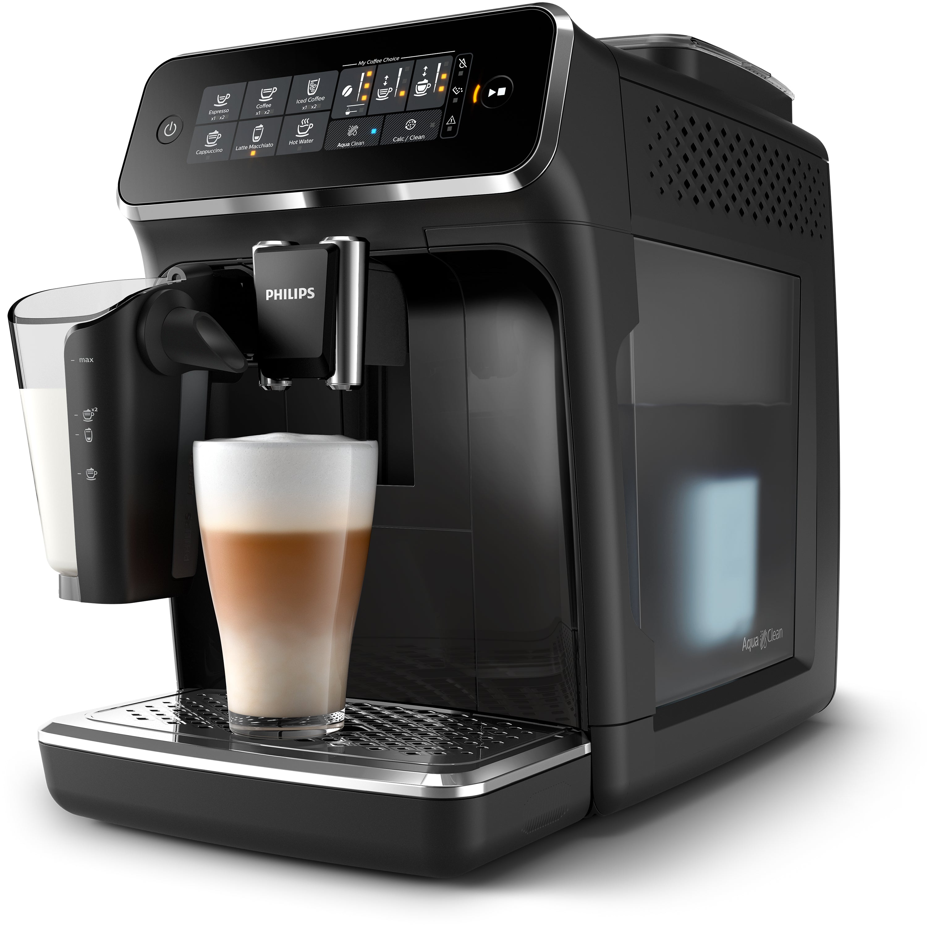 Philips 3200 Series Fully Automatic Espresso Machine - LatteGo with Ice Coffee