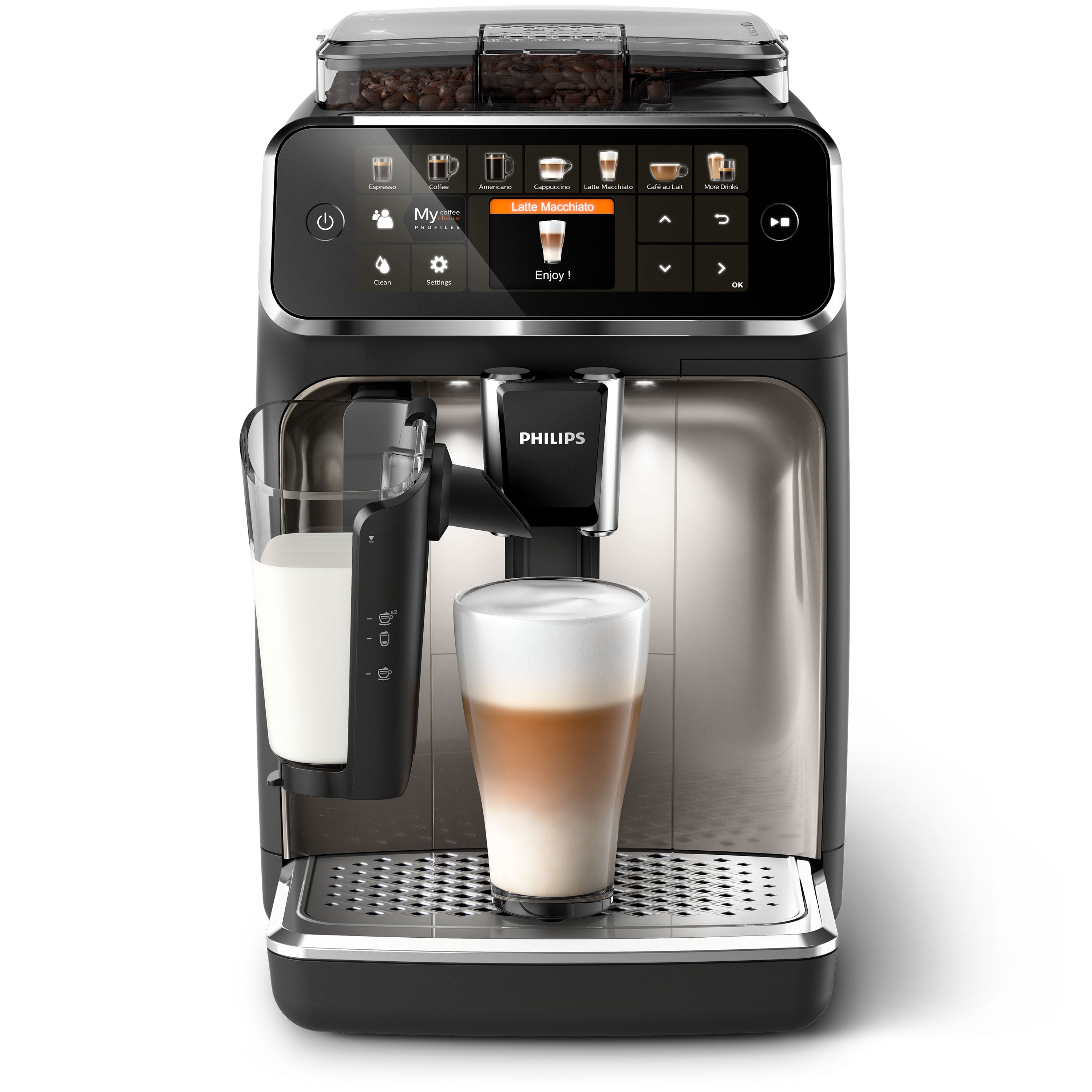 Philips 5400 Series Fully Automatic Espresso Machine - LatteGo