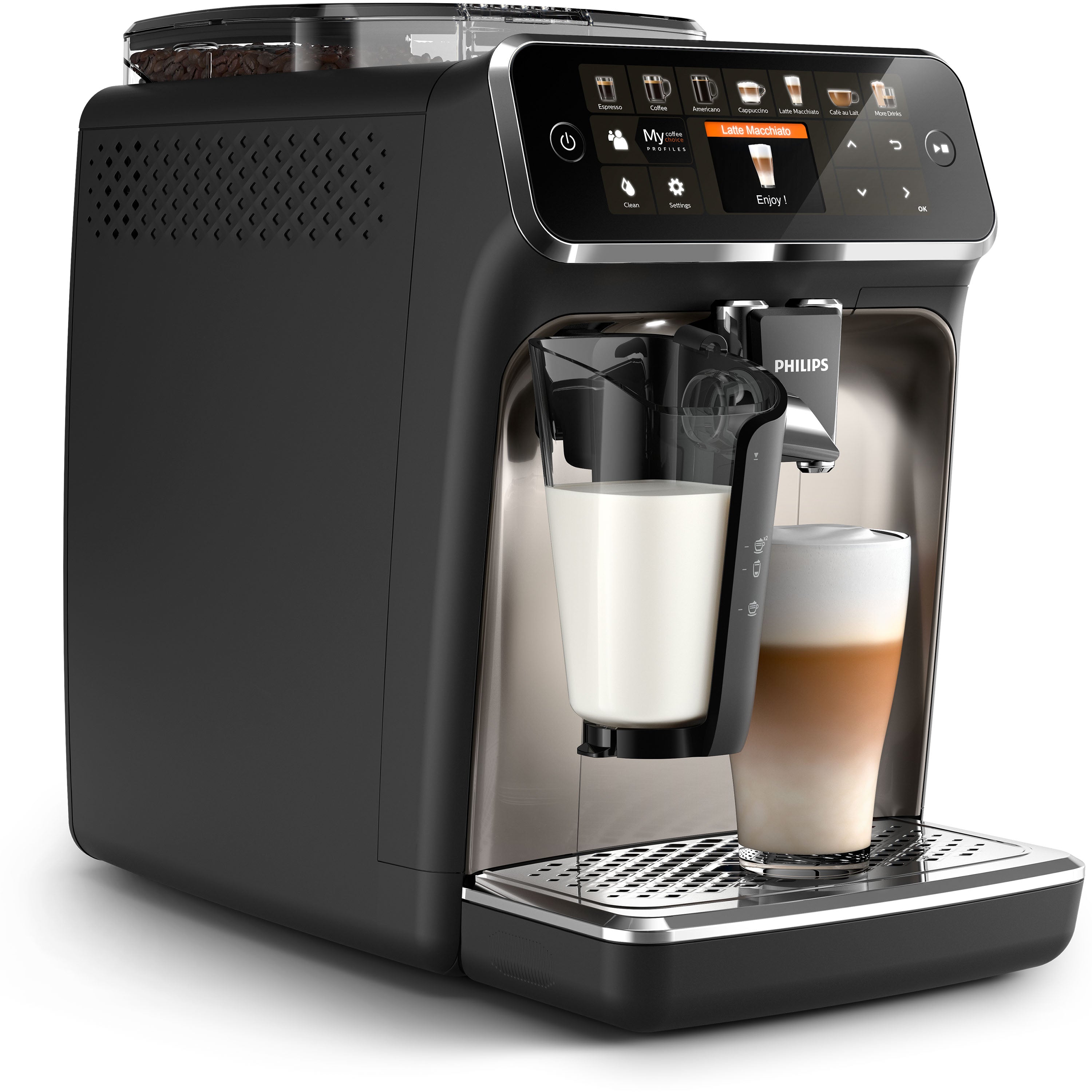 Philips 5400 Series Fully Automatic Espresso Machine - LatteGo