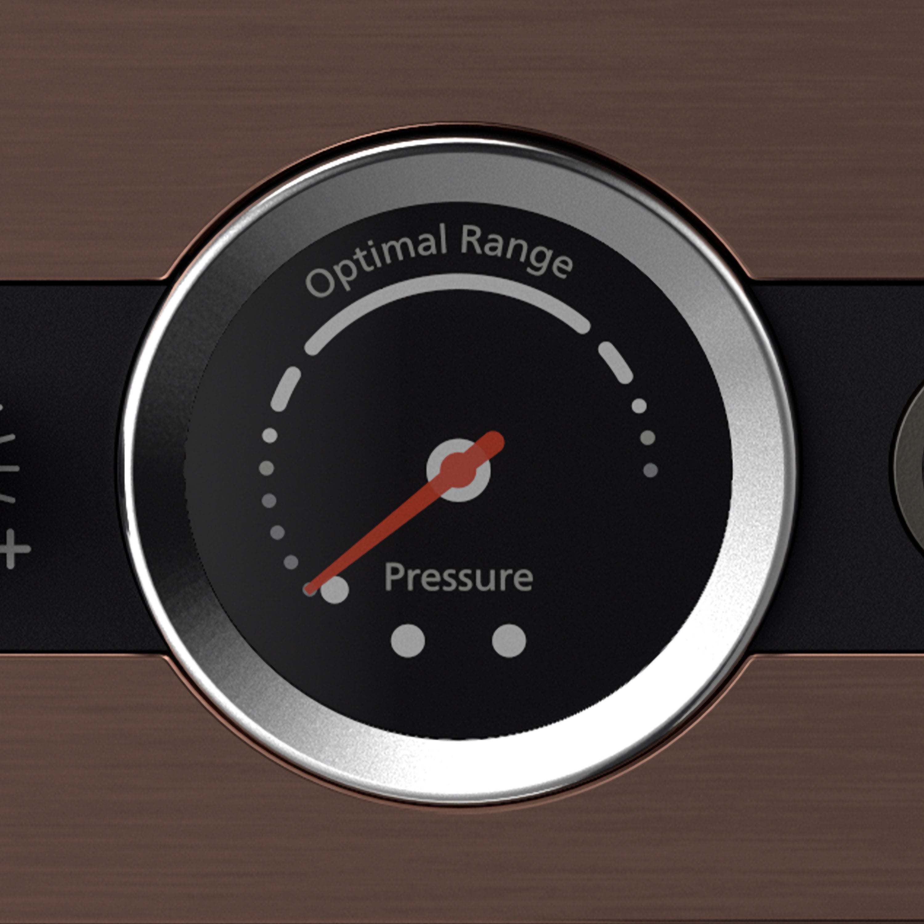 Pressure gauge.