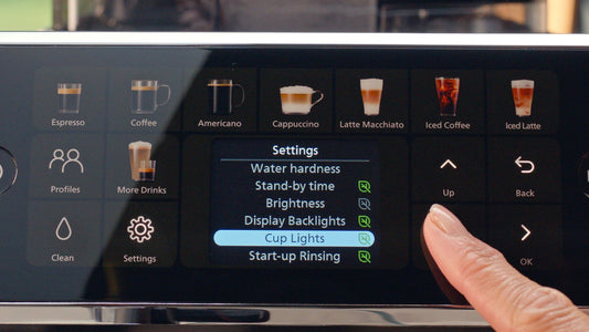How to set up your Philips 5500 LatteGo Automatic?