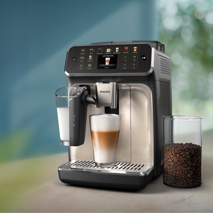 Philips 5500 Series Fully Automatic Espresso Machine- LatteGo (EP5544/90)
