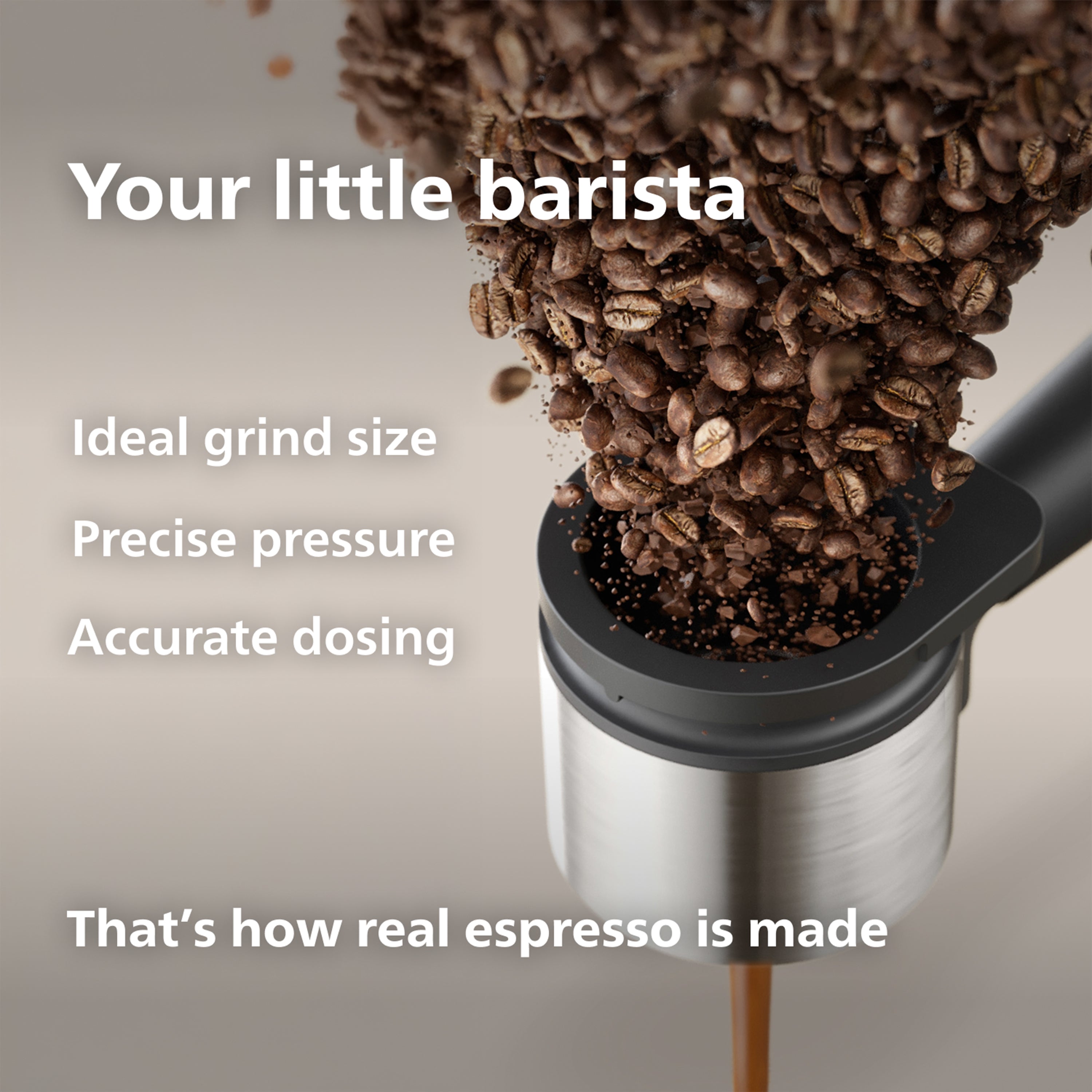 Philips Baristina Espresso machine Black