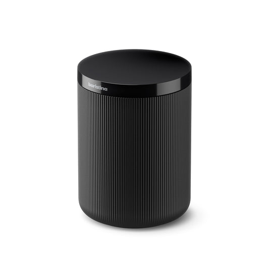 Baristina Coffee Grounds Box, black