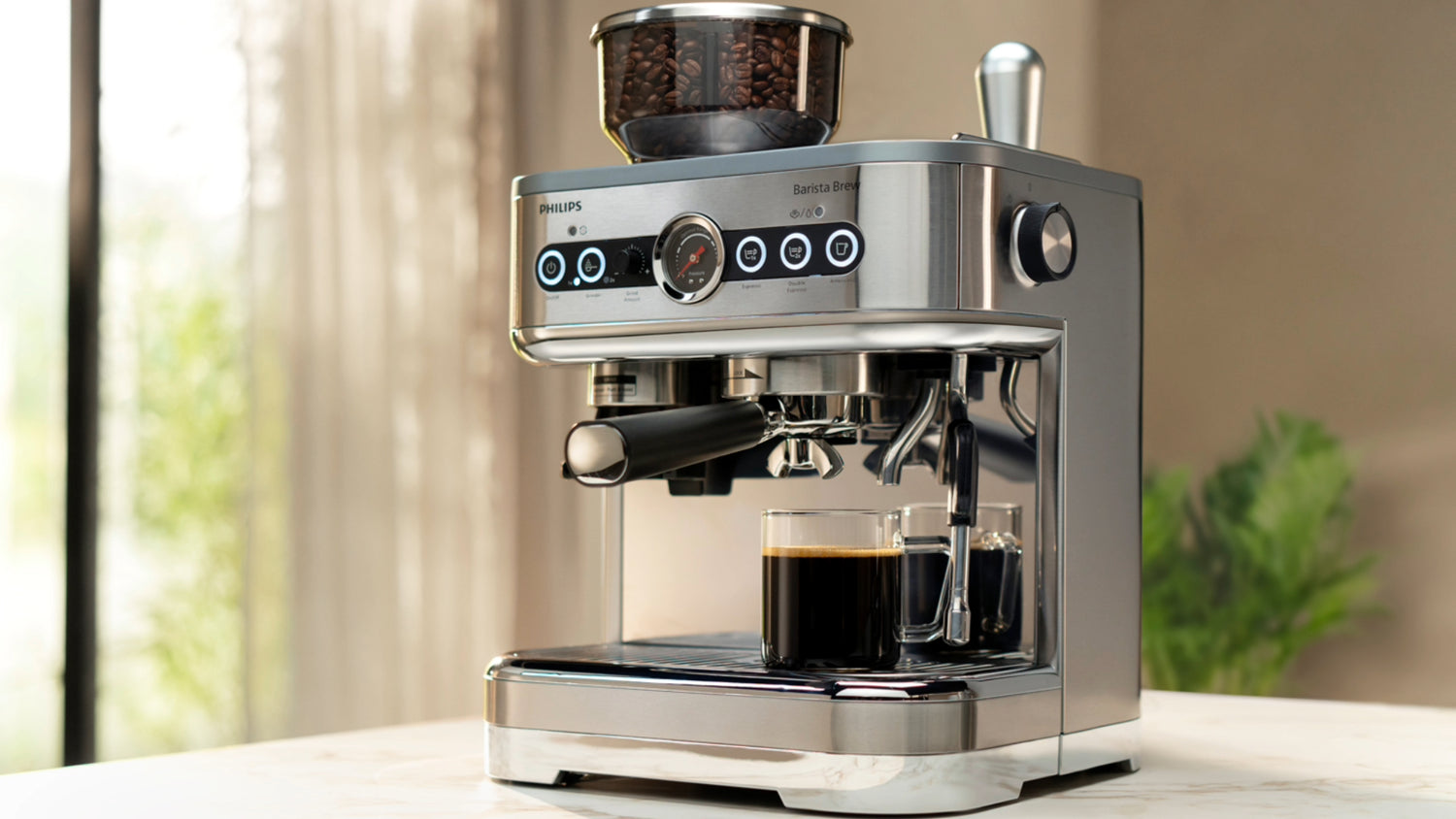 Barista Brew Semi-Automatic Dual Bean Espresso Machine – Philips Home Appliances