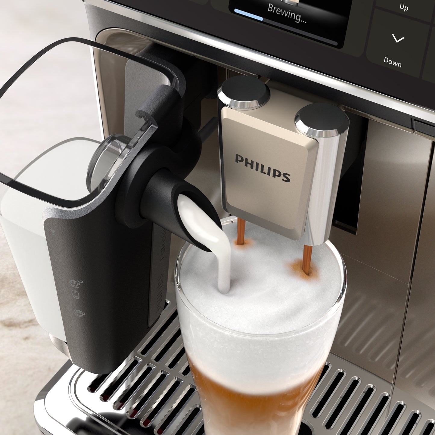 Philips 5500 Series Fully Automatic Espresso Machine- LatteGo (EP5544/90)