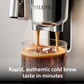 Coffee machine making cold brew.