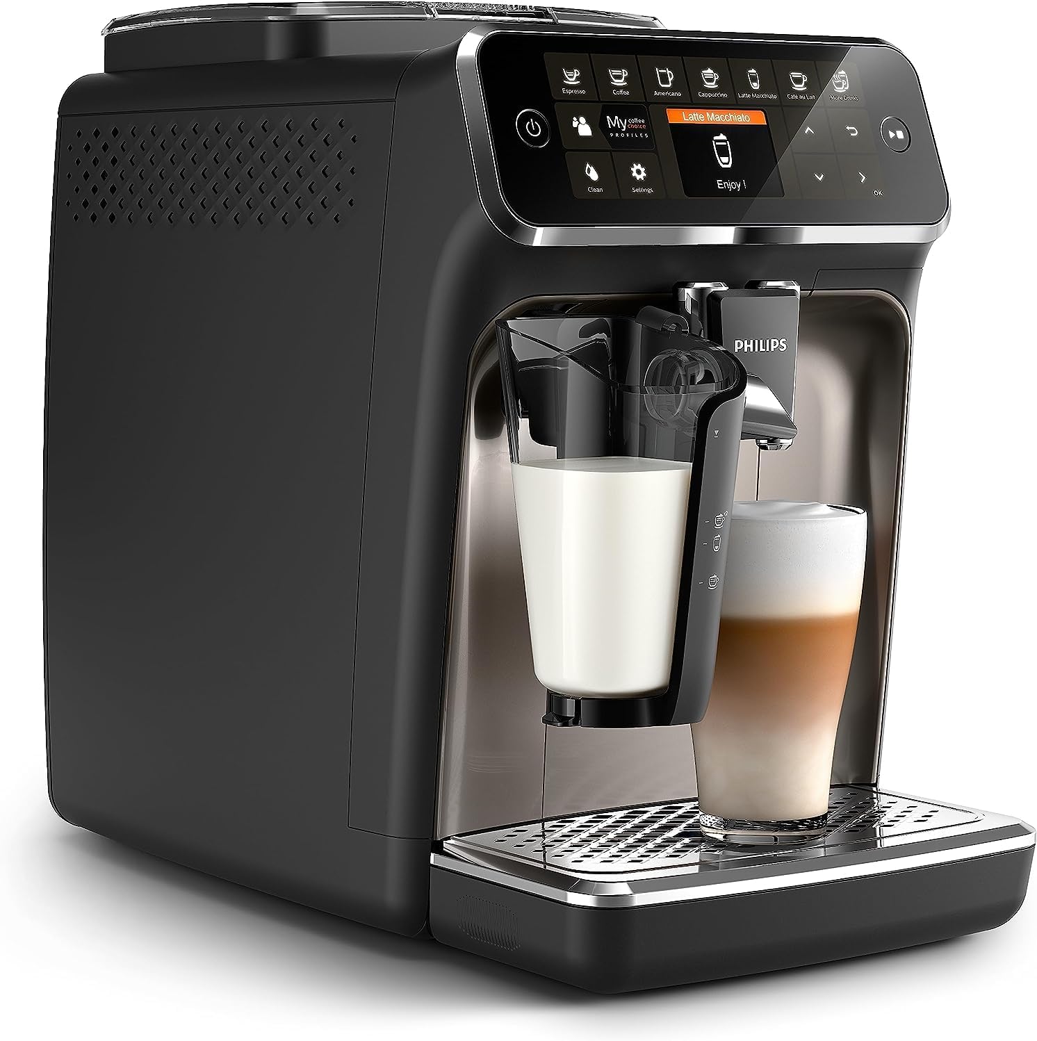PHILIPS 4300 Series Fully Automatic Espresso Machine - LatteGo