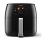 Black Philips air fryer on a white background