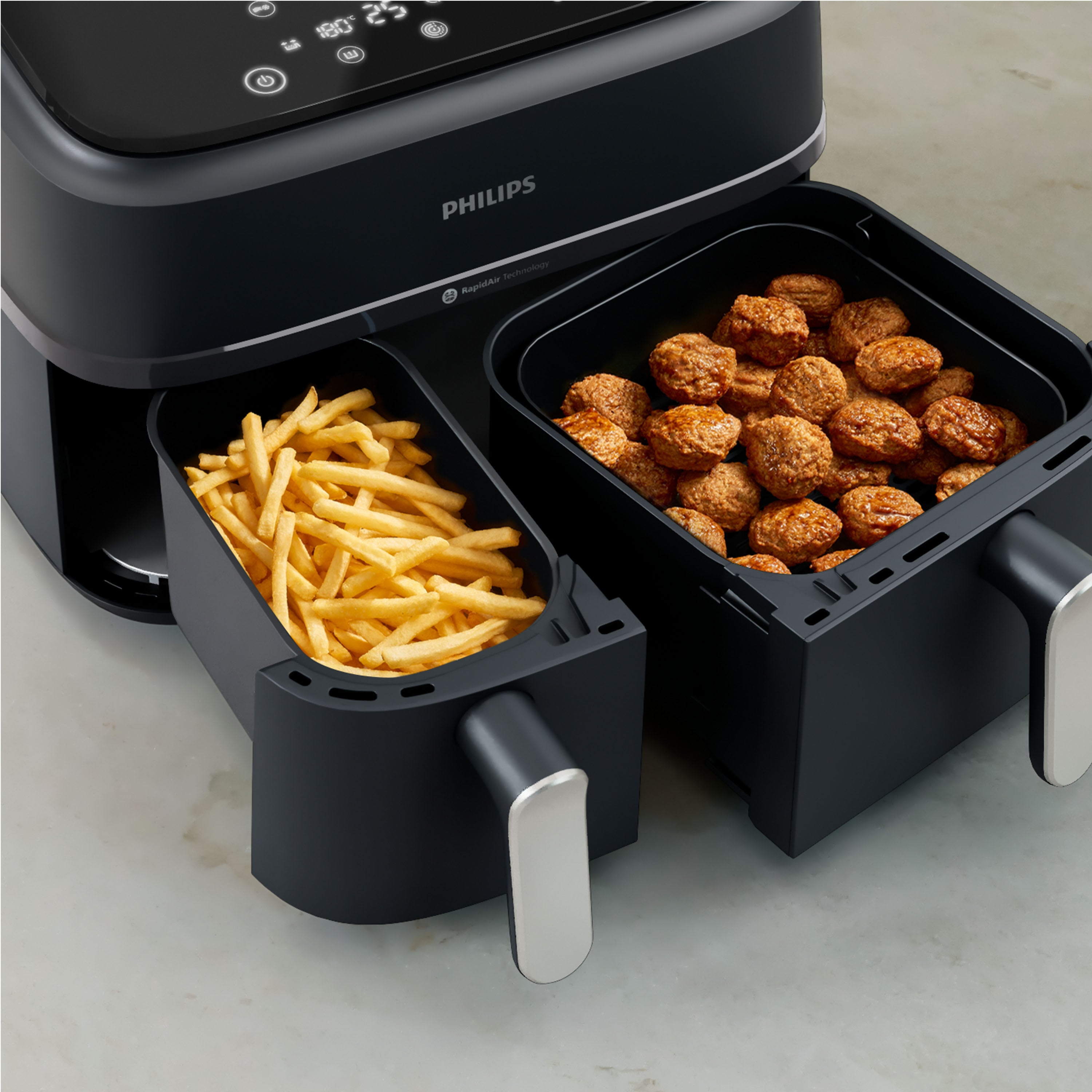AbsFur エアスファー 3 in 1 ハンズフリードライヤ Philips 3000 Series Dual Air Fryer 9.0L – Philips Home Appliances