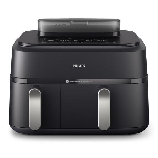 Philips 5000 Series Dual-Basket Airfryer with Steam, 9.6 qt Capacity