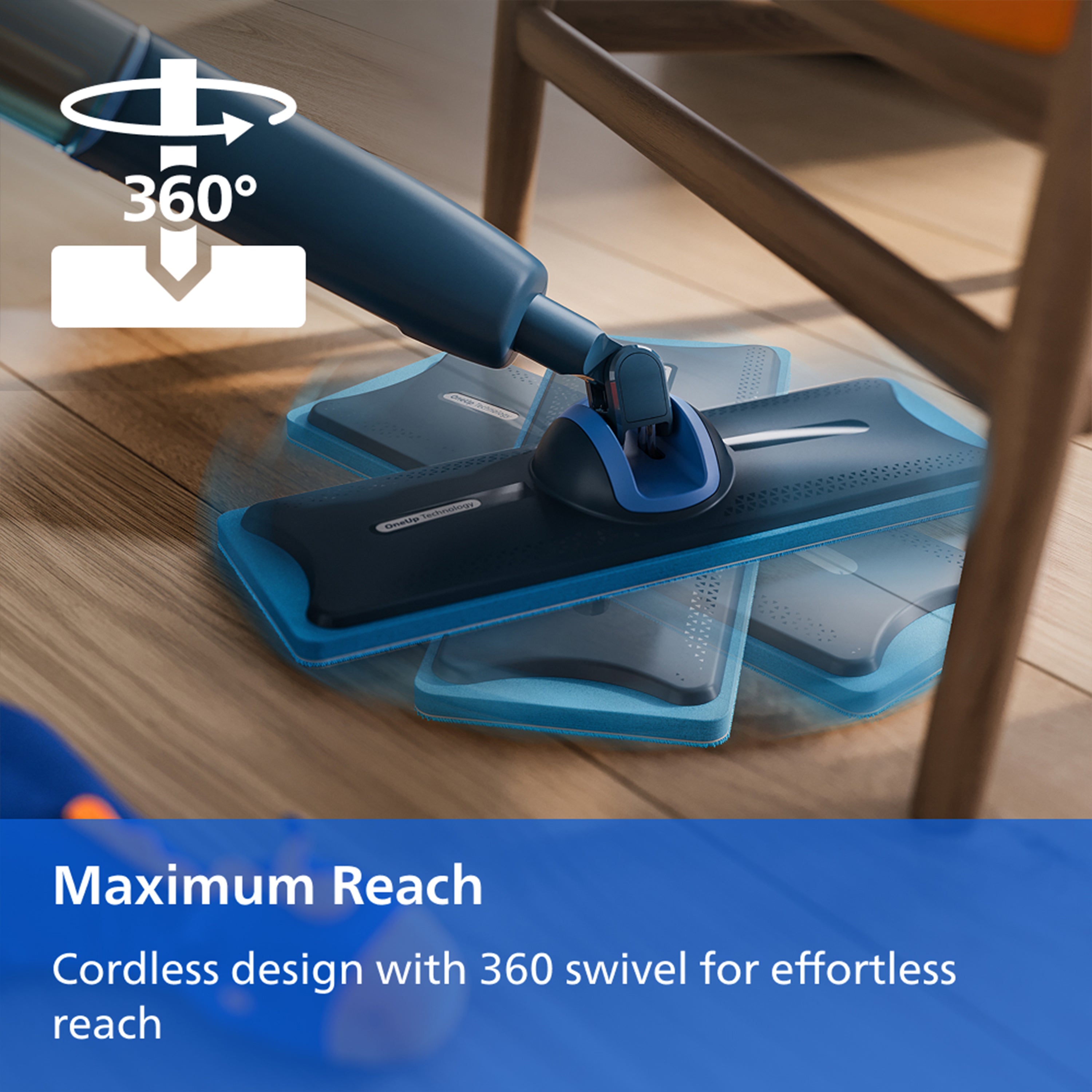 Philips OneUp 5000 Series Cordless Electric Mop