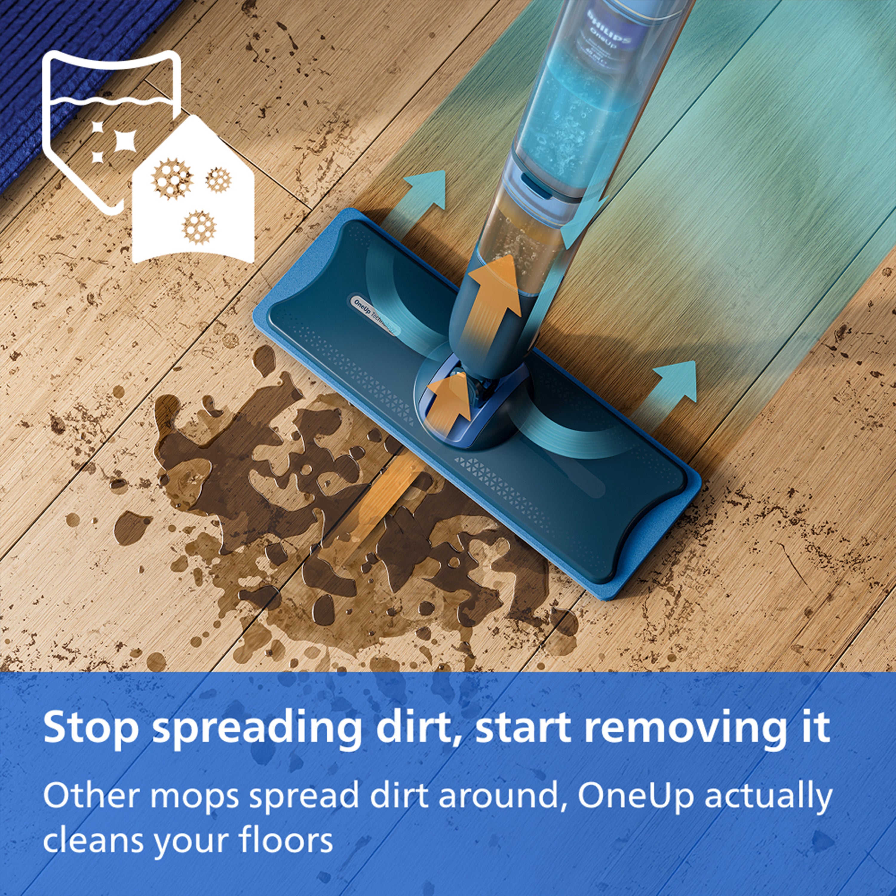 Philips OneUp 5000 Series Cordless Electric Mop
