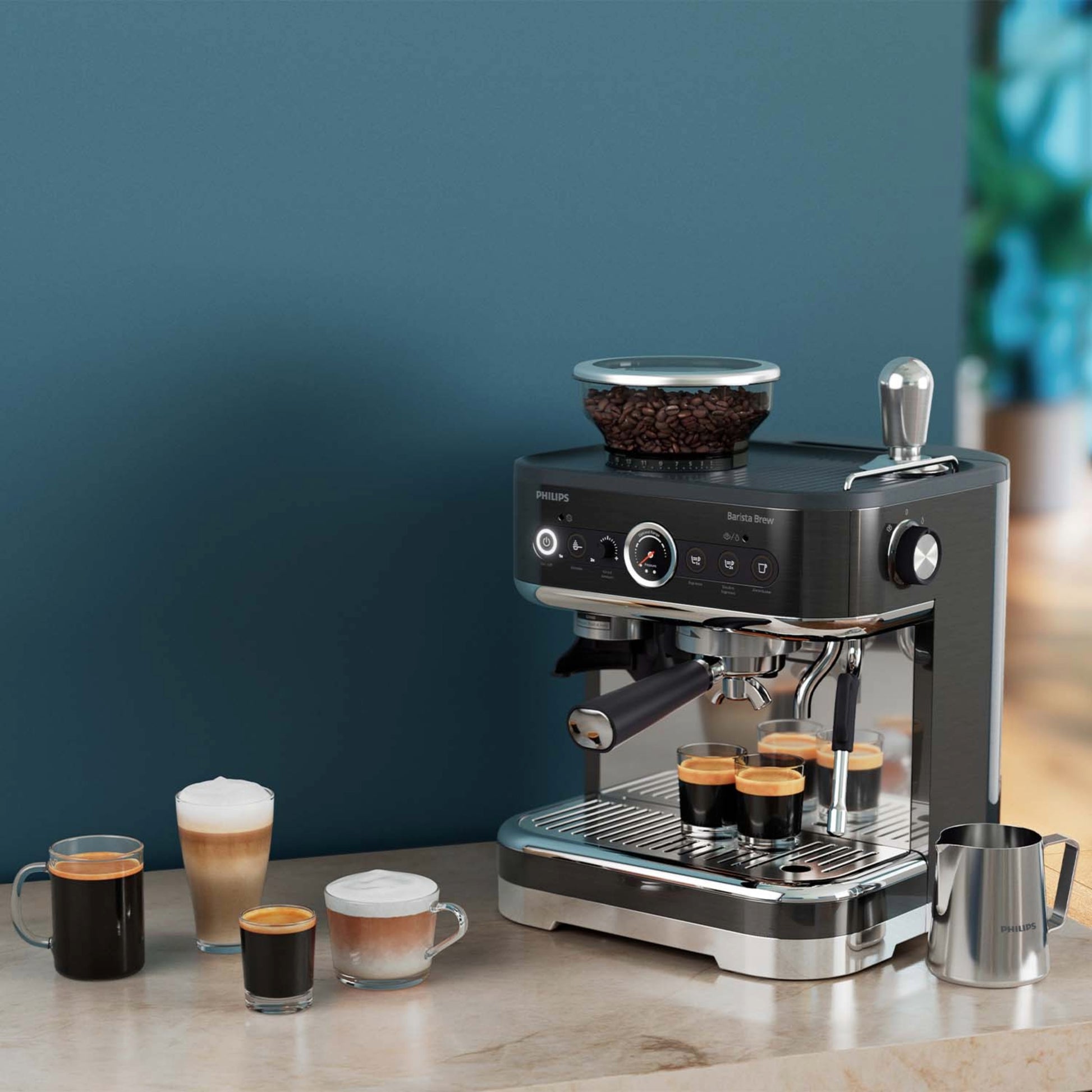 Philips Barista Brew Semi-automatic espresso machine – Philips ...