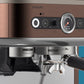 Close-up on the interface on the Semi-Automatic Espresso Machine.