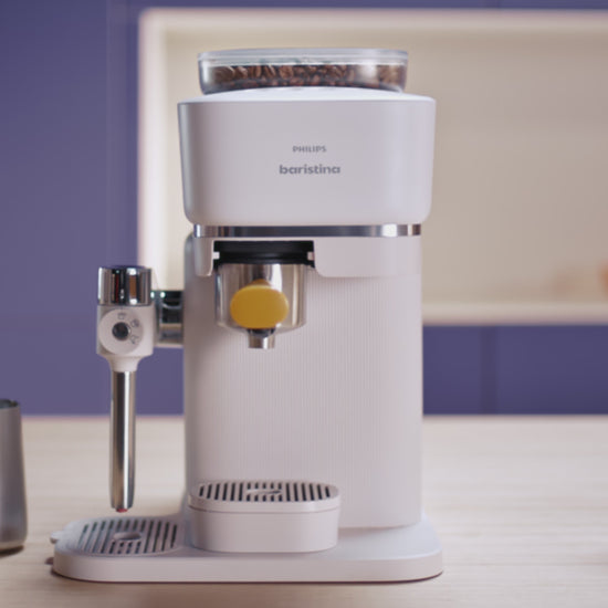 Philips Baristina Latte espresso machine overview video