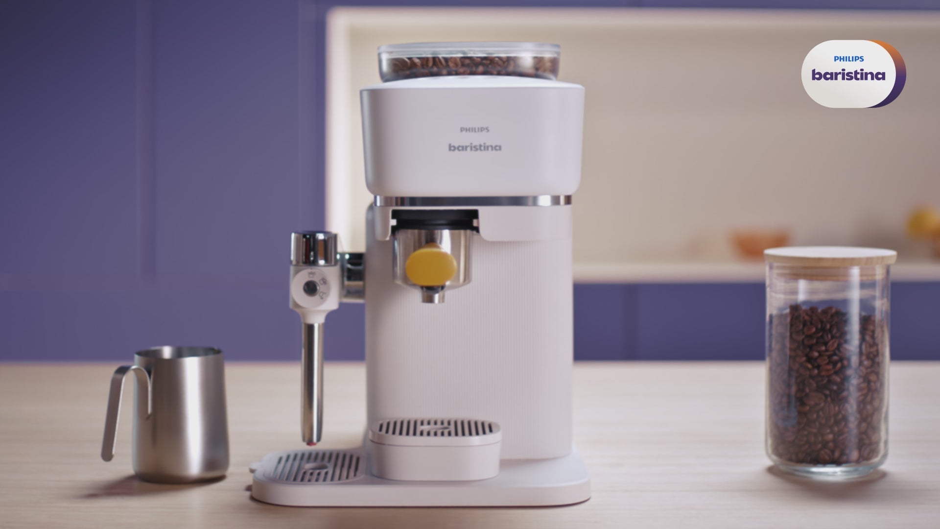 Philips Baristina Latte espresso machine overview video