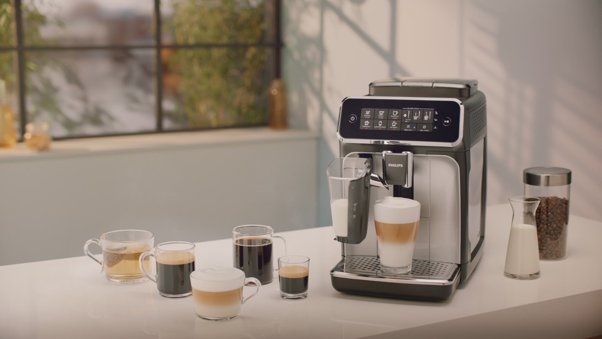 Philips 3200 Fully Automatic coffee machine video.