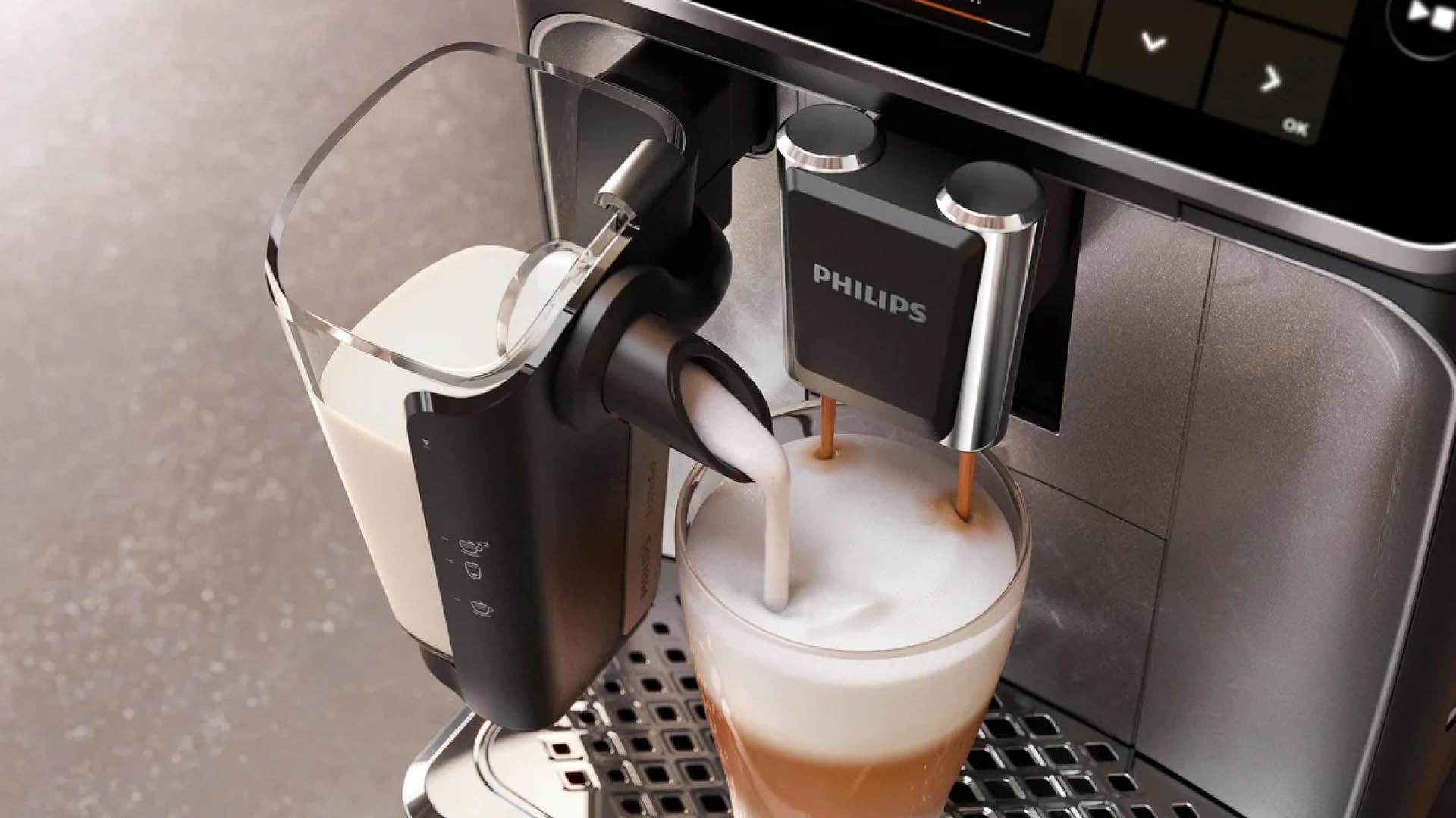 Machine à Espresso Philips Série 3300 Avec LatteGo - 6 Boissons, Mousse De Lait Automatique, Filtre AquaClean, Silencieuse - 5